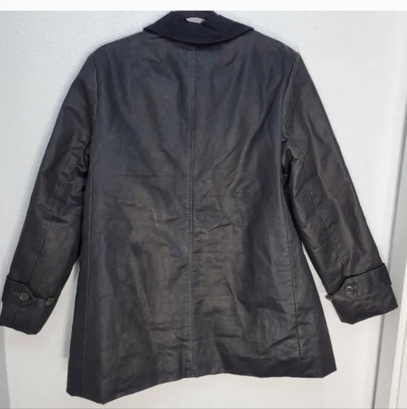 J Crew Coated Barn Jacket™ CN058 NWT $278 Washed Black Grey Combo - Picture 5 of 8